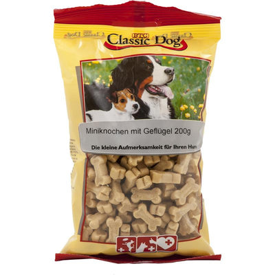 Classic Dog Snack Miniknochen mit Geflügel 200 g