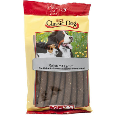 Classic Dog Snack Rollos mit Lamm 20 Stück