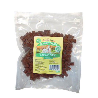 Classic Dog Snack Trainee Treats Lammfleisch in Würfeln 500 g