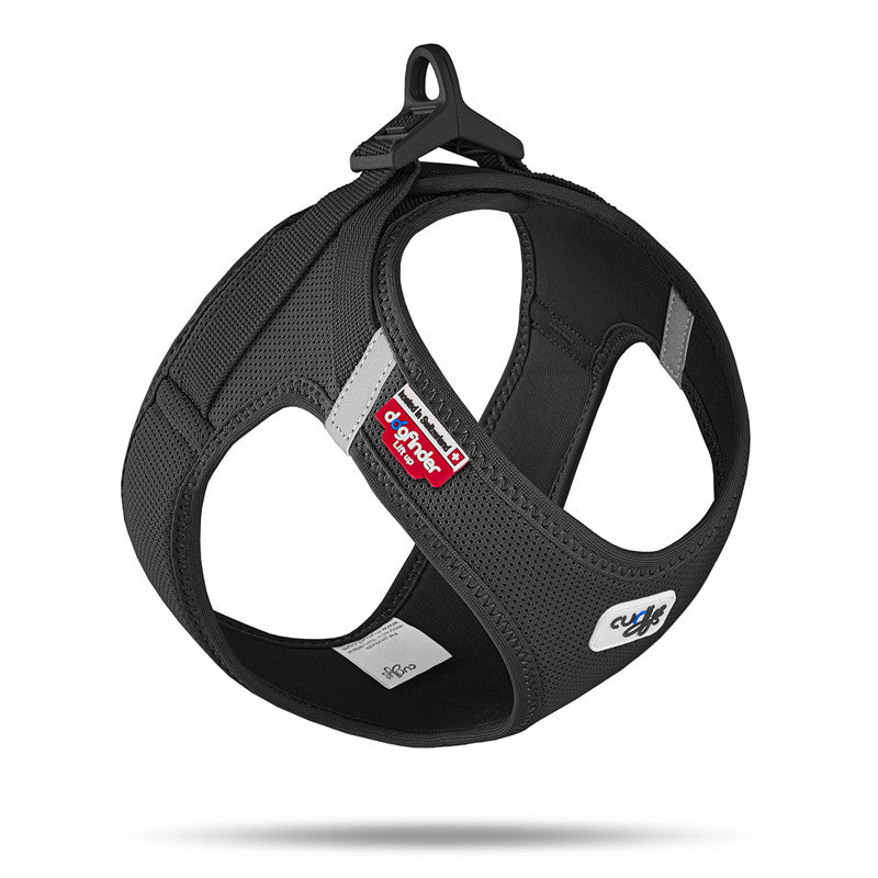 Curli Clasp Geschirr Harness Air-Mesh schwarz M