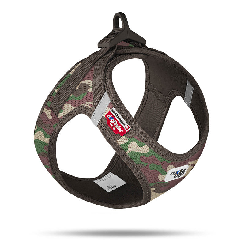 Curli Clasp Vest Geschirr Air-Mesh camo 2XS