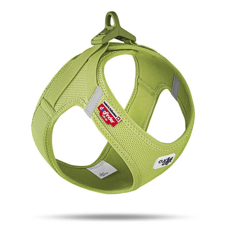 Curli Clasp Vest Geschirr Air-Mesh lime L