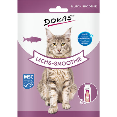 Dokas Cat Snack Lachs-Smoothie 4x30ml