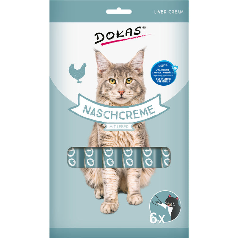Dokas Cat Snack Nasch-Creme mit Leber 90 g