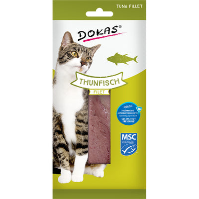 Dokas Cat Snack100% delikates Thunfischfilet 22g