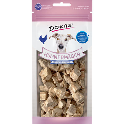 Dokas Dog Snack Hühnermägen gefriergetrocknet 20 g