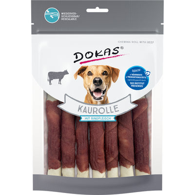 Dokas Dog Snack Kaurolle mit Rindfleisch  190 g
