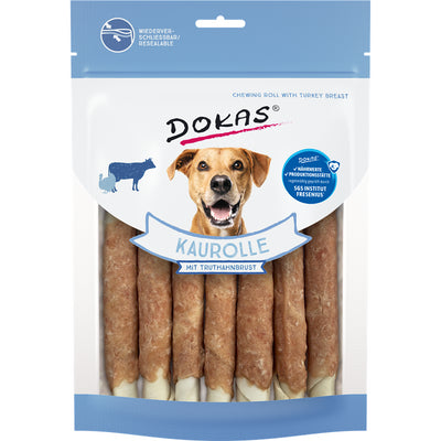 Dokas Dog Snack Kaurolle mit Truthahnbrust  190 g