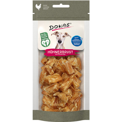 Dokas Hühnerbrust in Stücken 50 g