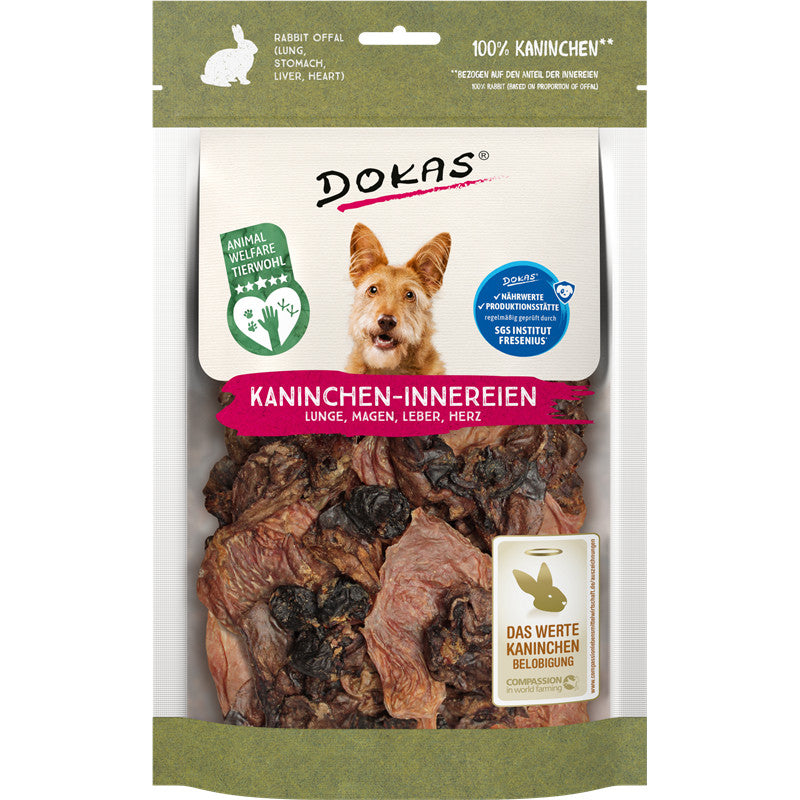 Dokas Kaninchen-Innereien (Herz, Lunge, Magen, Leber) 100 g