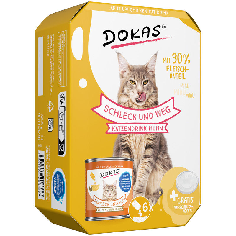 Dokas Schleck und weg Katzendrink 6er Pack 600 g