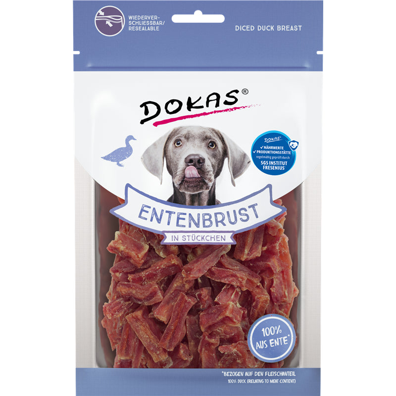 Dokas Snack Entenbrust in Stückchen 70 g