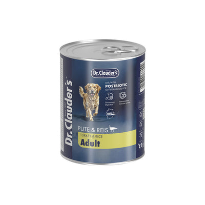 Dr. Clauder's Adult Pute & Reis für Hunde 800 g