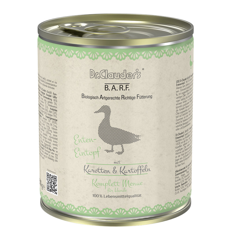 Dr.Clauder's BARF Komplettmenue Enteneintopf 800 g