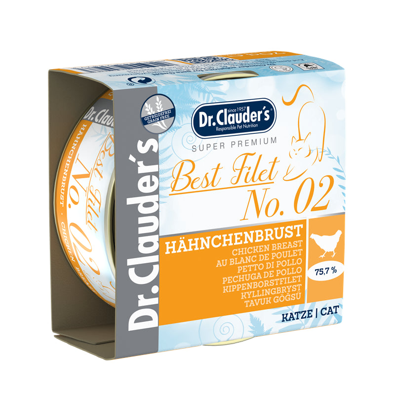 Dr.Clauder's Best Filet No2 Hähnchenbrust 70 g