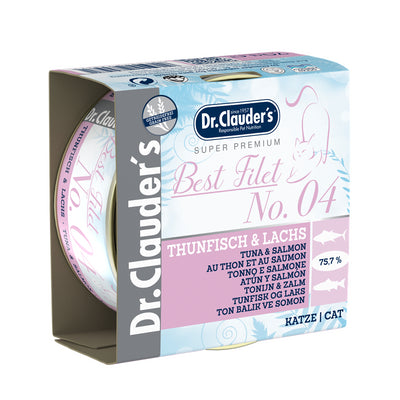 Dr.Clauder's Best Filet No4 Thunfisch & Lachs 70 g
