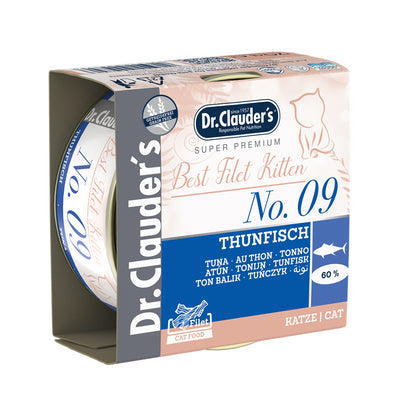Dr.Clauder's Best Filet No9 Kitten Thunfisch 70g