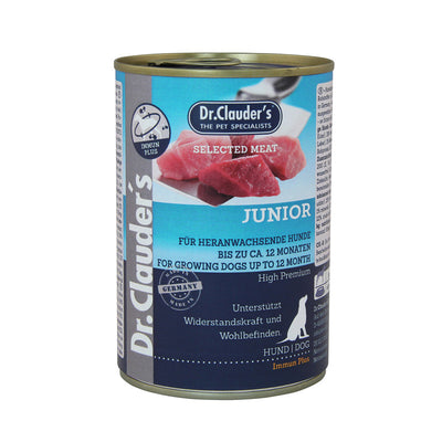 Dr.Clauder's Hunde Nassfutter Dose Selected Meat Immun Plus Junior 400 g