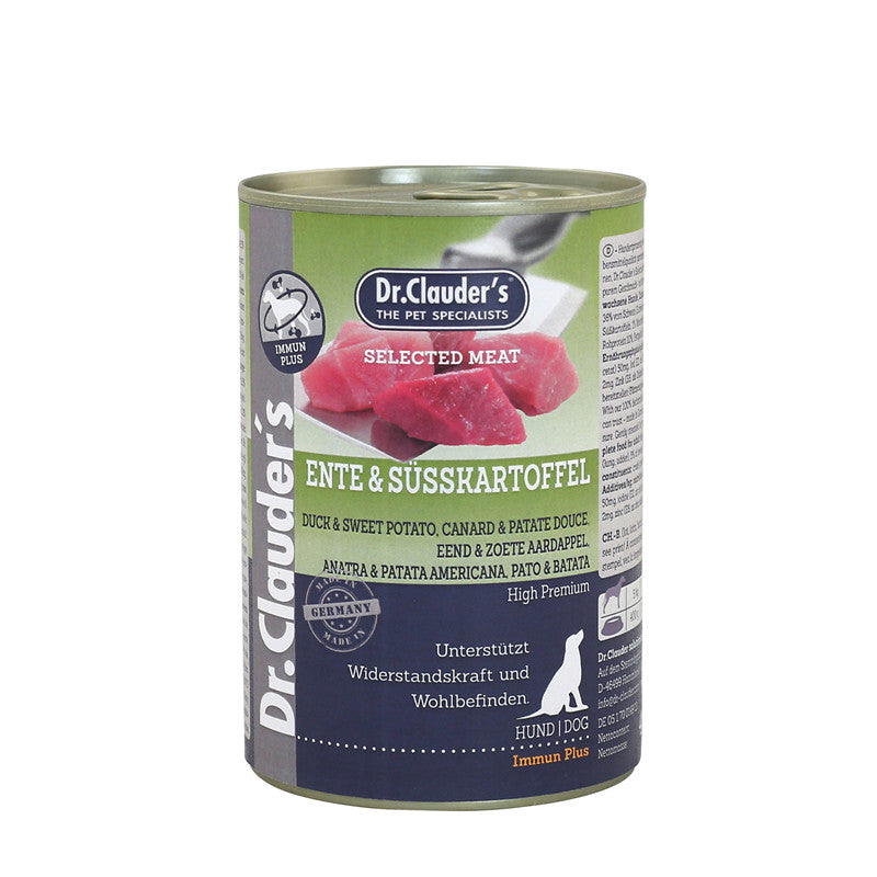 Dr.Clauder's Selected Meat Ente & Süßkartoffel 400 g