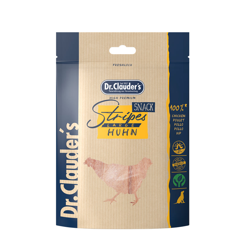 Dr.Clauder´s Stripes Snack Huhn Large 80 g