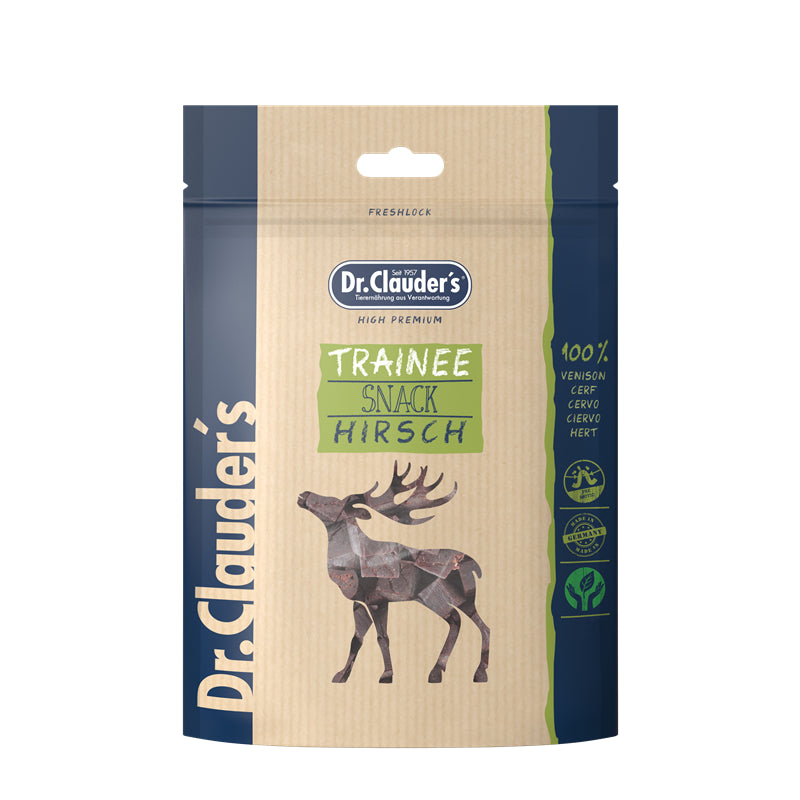 Dr.Clauder´s Trainee Snack Hirschfleisch 80g