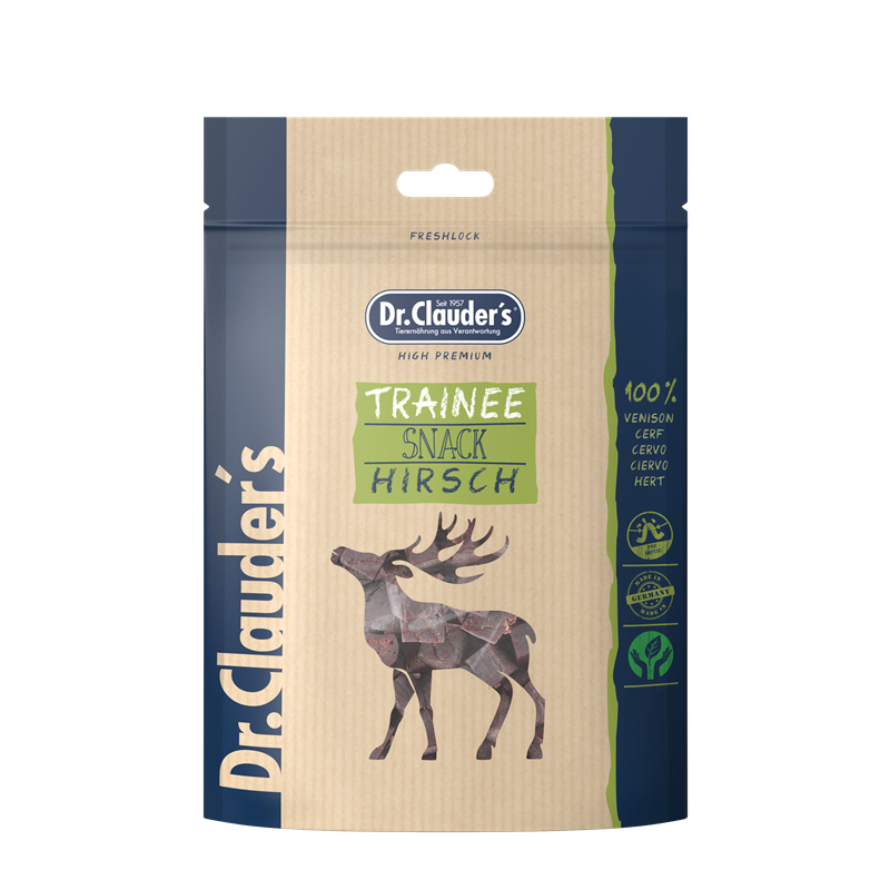 Dr.Clauder´s Trainee Snack Hirschfleisch 80g