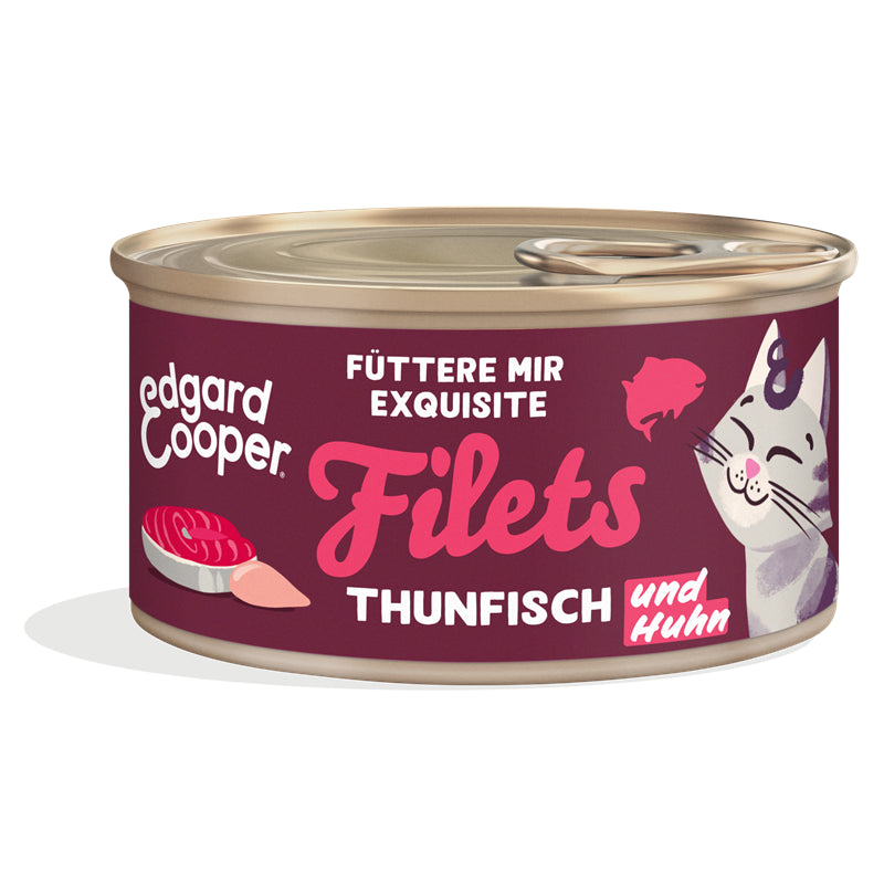 Edgard & Cooper Filets Frischer Thunfisch und Freilaufhuhn 70 g