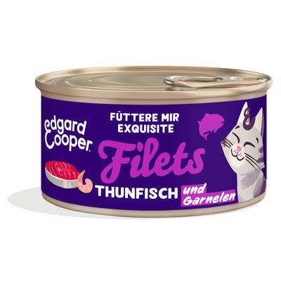 Edgard & Cooper Filets Frischer Thunfisch und Garnele 70 g