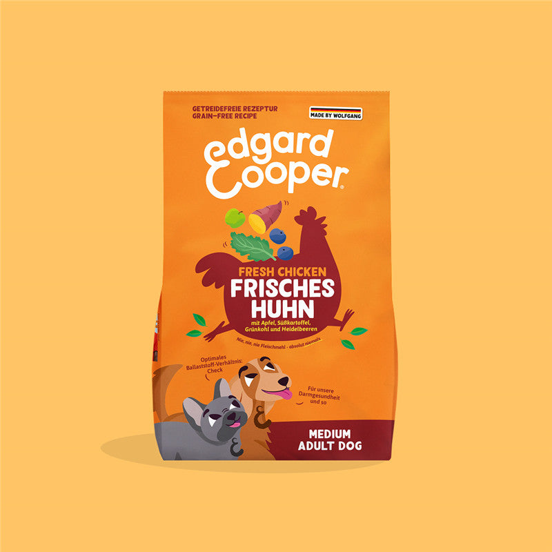 Edgard & Cooper Trockenfutter Medium Adult Frisches Huhn 1 kg 1 Stück
