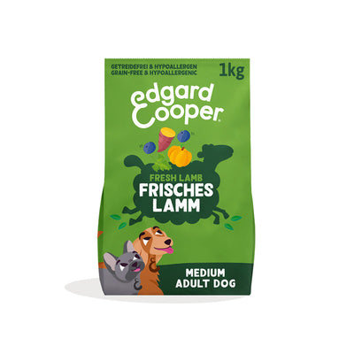 Edgard & Cooper Trockenfutter Medium Adult Frisches Lamm 1 kg 1 Stück