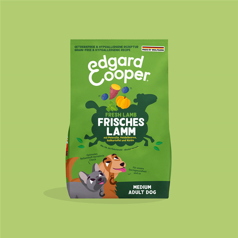 Edgard & Cooper Trockenfutter Medium Adult Frisches Lamm 1 kg 1 Stück