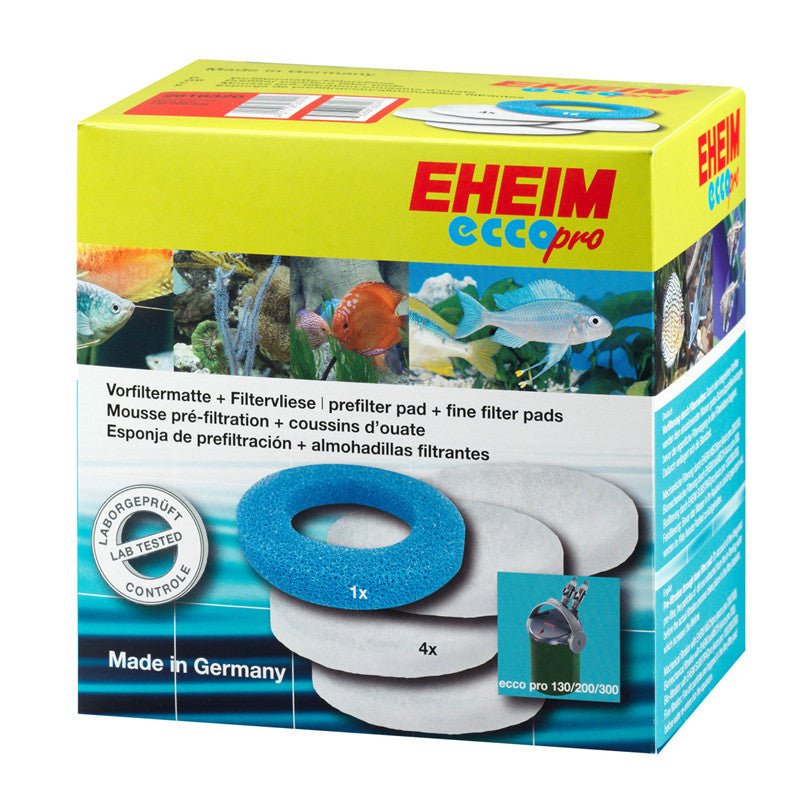 EHEIM Set 1x Vorfiltermatte und 4x Filtervlies für ecco/eccopro SET