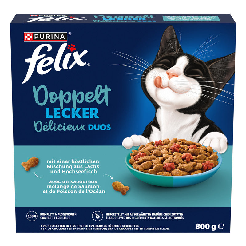 FELIX® Doppelt Lecker mit Lachs und Hochseefisch und reich an Rote Bete 800 g