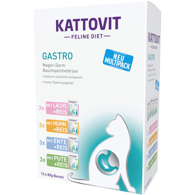 Kattovit Feline Diet Gastro PB Multipack 12 x 85 g