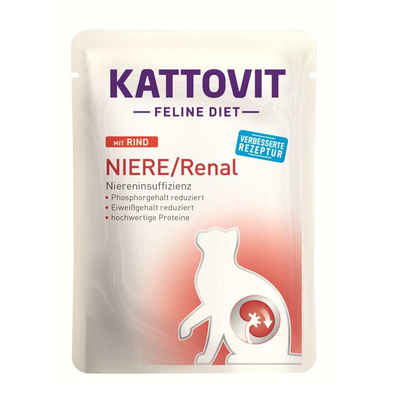 Kattovit PB Feline Diet Niere/Renal Rind 85 g