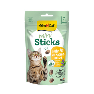 GimCat Mini Sticks Huhn & Katzenminze 50 g