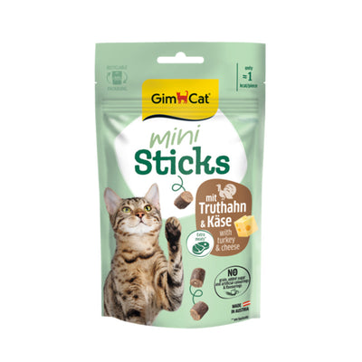 GimCat Mini Sticks Truthahn & Käse 50 g