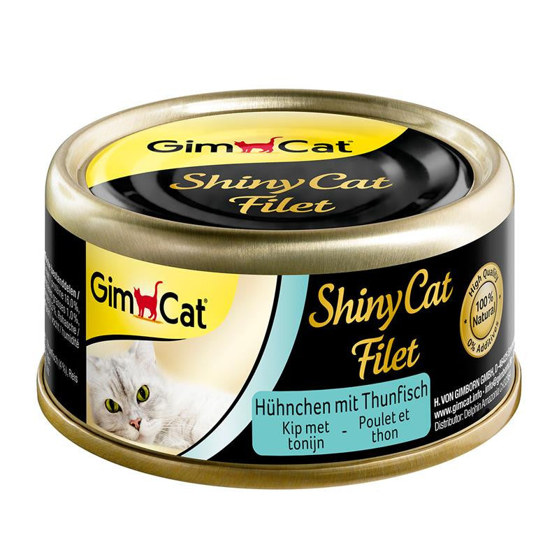 GimCat ShinyCat Filet Hühnchen & Thunfisch 70 g