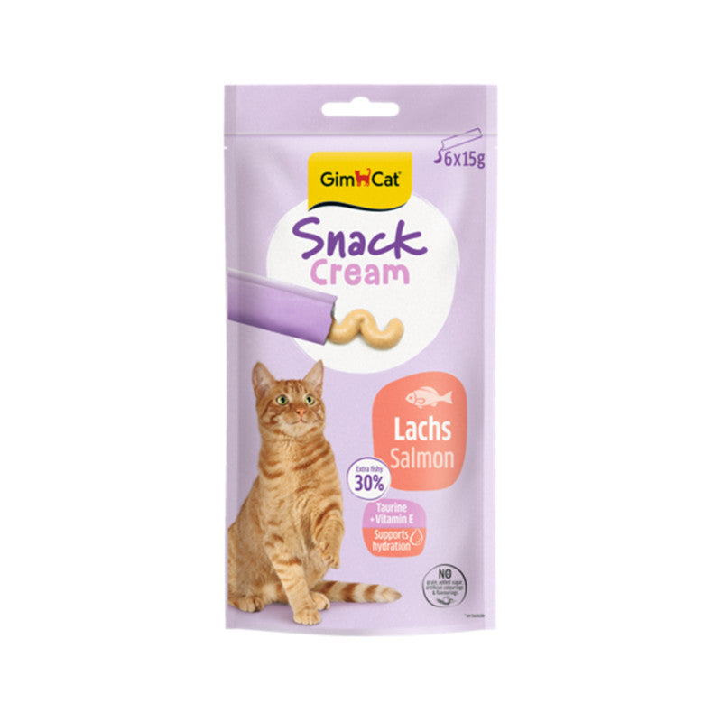 GimCat Snack Cream Lachs 6 x 15g 1 Stück