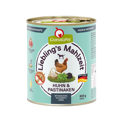 GranataPet Liebling's Mahlzeit Huhn & Pastinaken 800 g