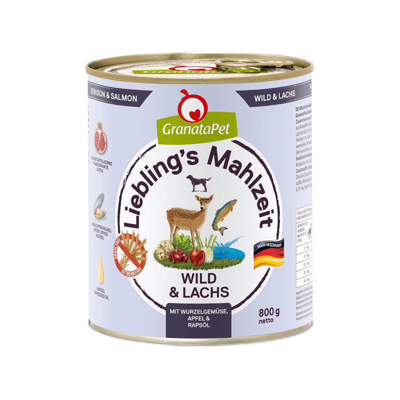 GranataPet Liebling's Mahlzeit Wild & Lachs 800 g