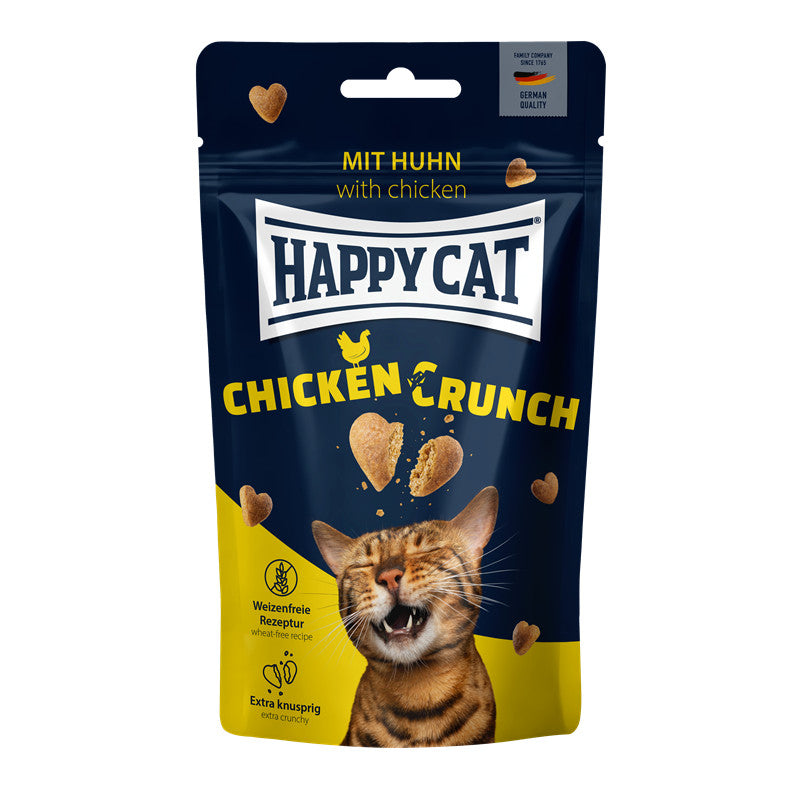 Happy Cat Crunch Snack mit Huhn 50 g