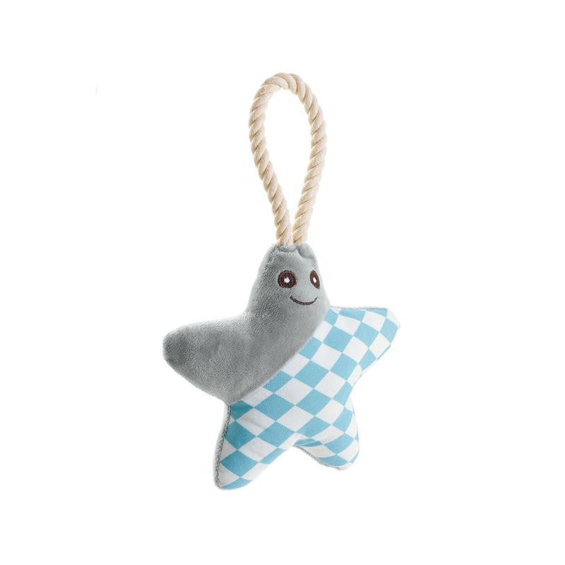 Hundespielzeug Salima Stern 29 cm grau
