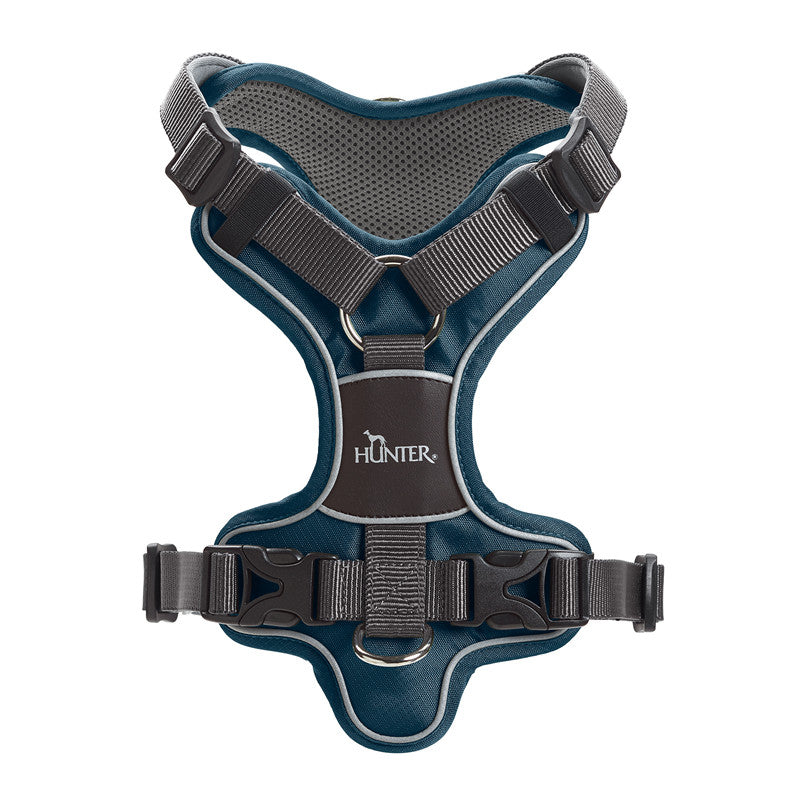 Hunter Divo Geschirr petrol/grau L-XL