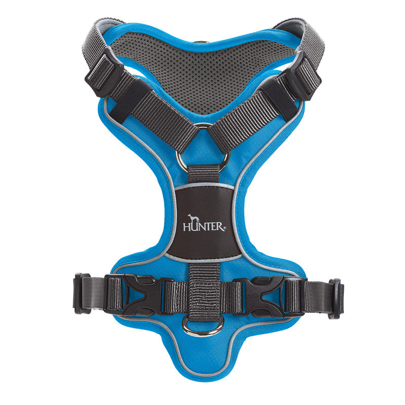 Hunter Divo Geschirr hellblau/grau XS