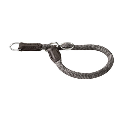 Hunter Dressurhalsung Freestyle grau / 10 mm / M - L 50 cm