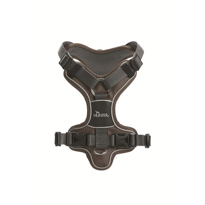 Hunter Geschirr Divo braun/grau 56-73/M