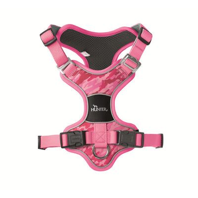 Hunter Geschirr Divo Camoflage rosa 45-56/S