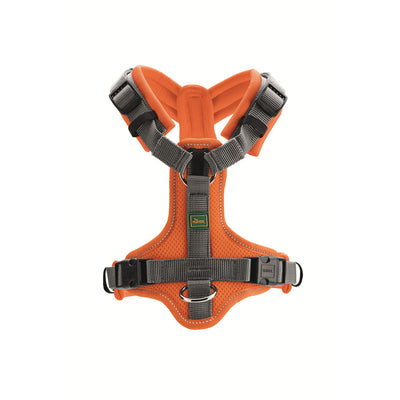 HUNTER Geschirr Sicherheit Maldon Mesh orange/grau 53-71/M