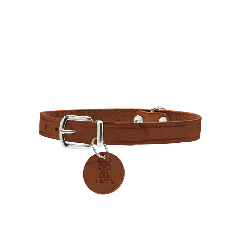 Hunter Halsband Aalborg Softvollrindleder cognac 47